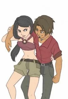 Heather and Alejandro Total drama island, Cartoon movie char