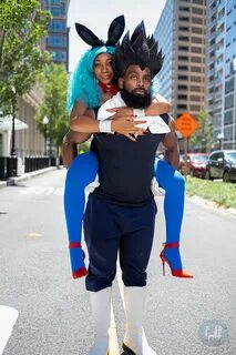 Bulma and Vegeta in 2021 Black cosplayers, Bulma, Vegeta