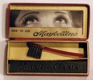 Maybelline mascara from 1917. 2021 Винтажная мода ВКонтакте