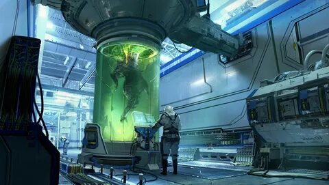 ArtStation - Practice:The Laboratory, Qiushi Zhang Laborator