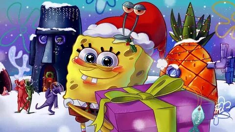 Spongebob Xmas Wallpapers - Wallpaper Cave