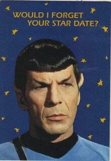 Star Trek Mr Spock Humor Birthday Card Pictures Star trek ha