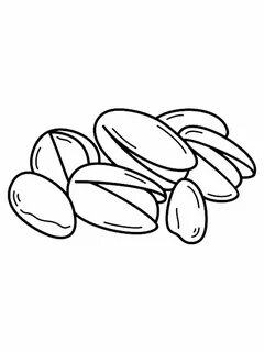 Nuts coloring pages. Free Printable Nuts coloring pages.