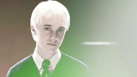 White Hair Draco Malfoy In Green Background HD Draco Malfoy 