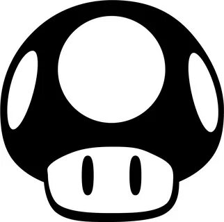 Mario Clipart Black And White - Mario Silhouette - (2000x199