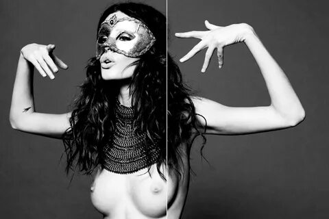 Nicole Trunfio topless in Aram Bedrossian photoshoot for Lov