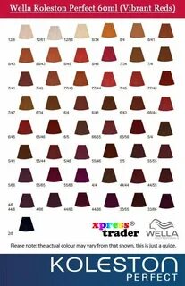 Koleston Perfect Color Chart Wella Koleston Perfect Color Ch