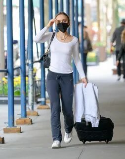 Lily-Rose Depp in Casual Outfit - Airport in New York 04/10/