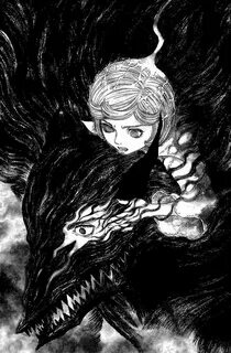 Schierke helps Guts - Berserk Monster illustration, Berserk,