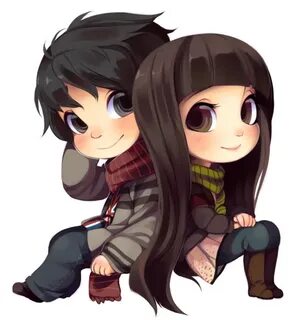 Download Chibi Couple Anime PNG File HD HQ PNG Image FreePNG