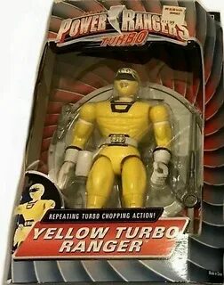 Power Rangers Turbo 8" желтый турбо Рейнджер, новый, фабричн