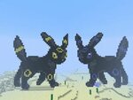 Shiny Umbreon Pixel Art Minecraft Project All in one Photos