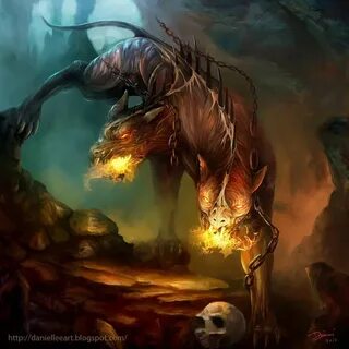 Hellhound by Daniellee Fantasy beasts, Mystical pictures, Da