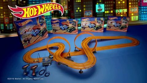 Hot Wheels Slot Car Track Set - YouTube