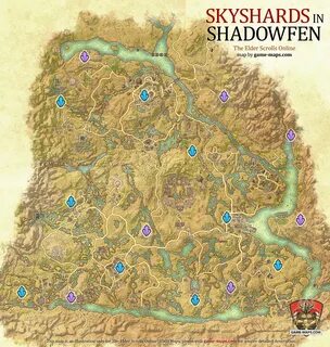 Shadowfen Map - The Elder Scrolls Online (ESO)