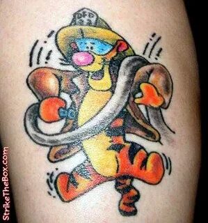 Adorable!!! Tigger and Firefighting all in one!! Just need t