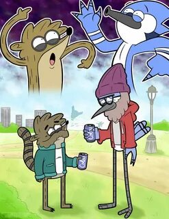 Regular Show ending Desenhos cartoon network, Apenas um show