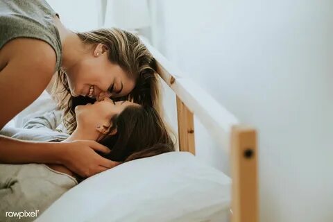 Download premium image of lesbian couple kissing in the morning 546806 Best stoc
