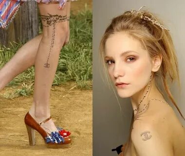 Моющиеся татуировки Chanel