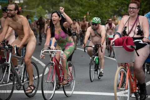 NSFW: Pics from the 2018 Philly Naked Bike Ride - On top of 