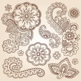 Stock: Ornate Henna Paisley Doodle Vector " Векторные клипар