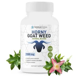 Horny Goat Weed Herbal Blend by Terraform Nutrition, 60 Caps