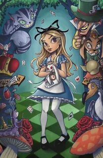 Alice in Wonderland by ChrissieZullo Alice in wonderland art