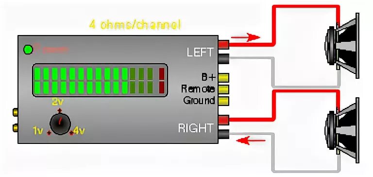 4 Ohm Speakers 2 Ohm Amp 10 Images - How To Wire Two Single 