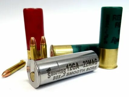 12GA to 22 Magnum RIFLED BORE - Shotgun Adapter - Stainless 
