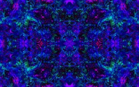 Trippy Blue Background - Blue Psychedelic Background Stock I