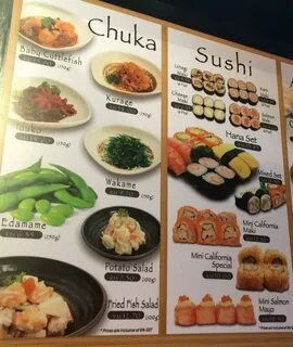 Excapade Kiosk Miri SUSHI MENU and Price Previews - Miri Cit