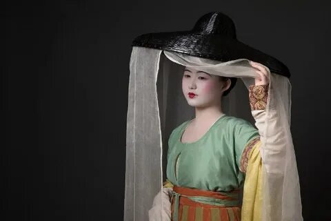 Weimao & Mili: Chinese Veil Hat 帷 帽 Veiled hats, Asian tradi