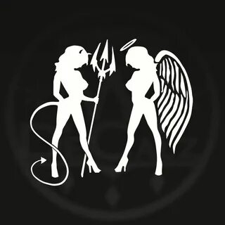 Stickers & Decals #ADPF2 ANGEL SKIN DEVIL VINYL DECAL STICKE