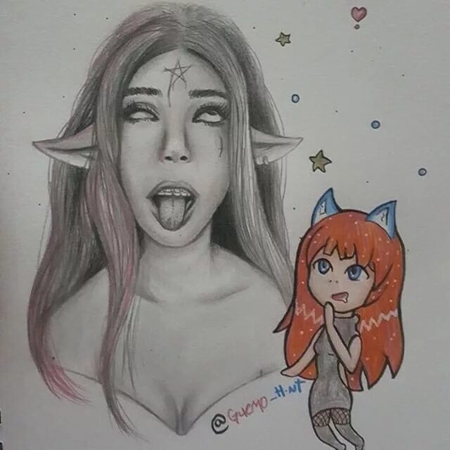 If you want your @belle.delphine fan art posted here, feel free to dm me. #...