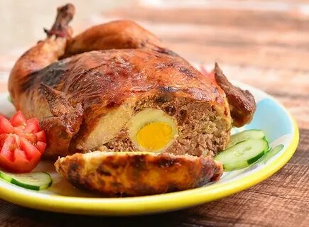 Rellenong Manok - Kawaling Pinoy Chicken relleno recipe, Rec