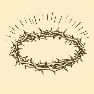 Realistic crown of thorns design Free Ve... Free Vector #Fre