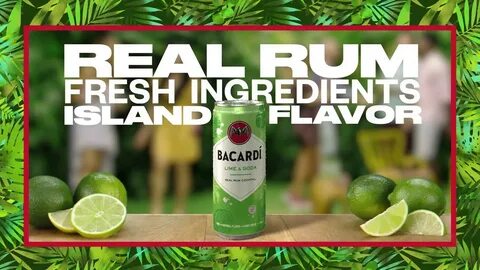 NEW BACARDÍ Lime & Soda Cocktail Cans - YouTube