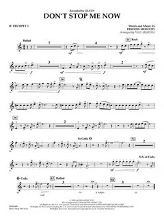 Don't Stop Me Now (Score & Parts) : Freddie Mercury/arr. Pau