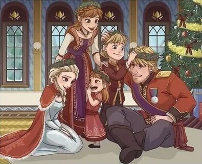 Anna and Kristoff's Family w/ Elsa - Anna and Kristoff Fan A