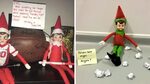Messy Creative Elf On The Shelf Ideas