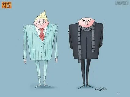 Character Designs de Eric Guillon para Despicable Me 3 THECA