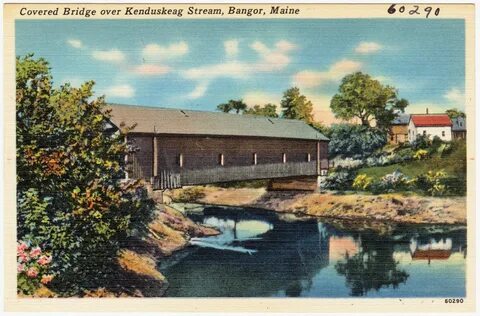 File:Covered Bridge over Kenduskeag Stream, Bangor, Maine (6