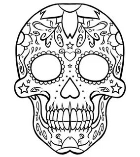 Sugar Skull Coloring Pages 100 Pictures Free Printable