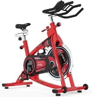 pooboo Stationary Exercise Bike Indoor Cycling Bike with LCD