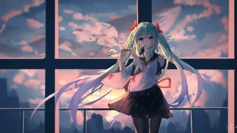 Vocaloid. Обои для рабочего стола. 2560x1440