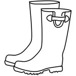 28+ Collection of Rain Boots Drawing ... Rain boots, Rain cr