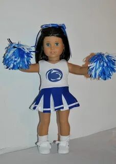 PENN State Cheerleader outfit that fits AMERICAN GIRL dOLLS 