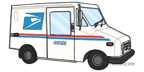 Mail Truck Flashcard 17 Images - American Mail Truck Post Of