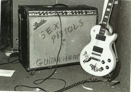 Steve Jones gear. I think they stole that amp from Bob Marle