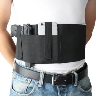 Elastic Belly Band Holster For Concealed Carry With Spare Ma